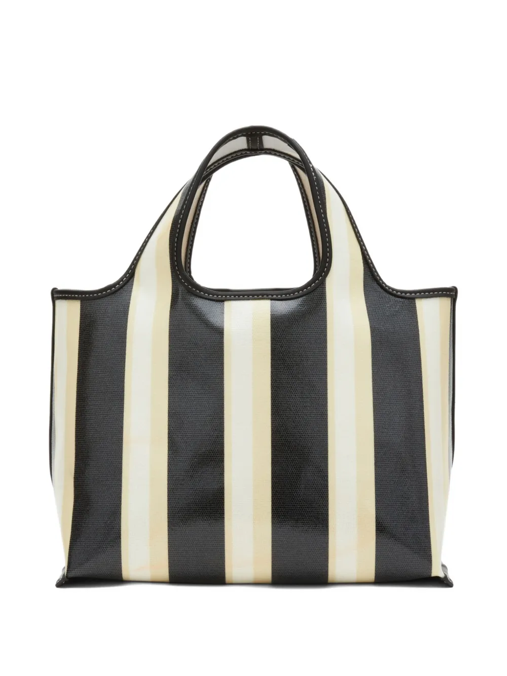 3.1 Phillip Lim mini Market stripe tote bag Groen