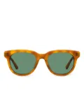 Shinola thunderbolt rectangular sunglasses - Brown