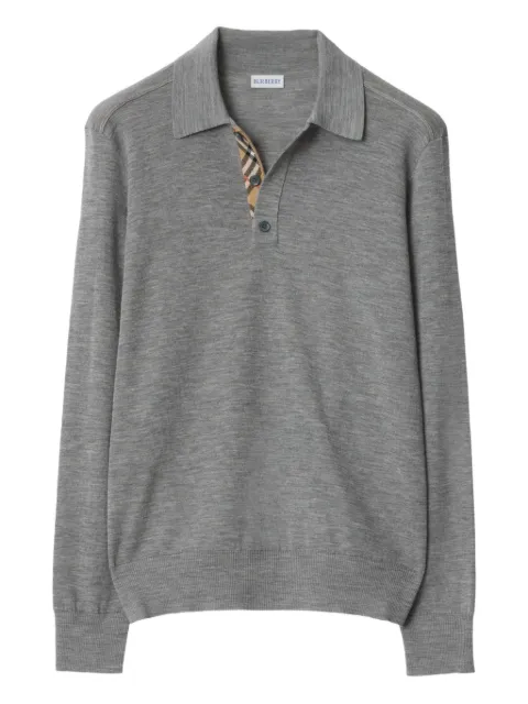 Burberry wool polo shirt