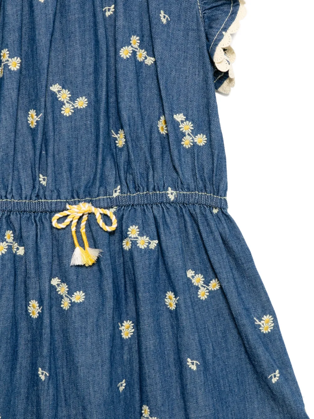 ZIMMERMANN Kids Lucky spijkerjurk Blauw