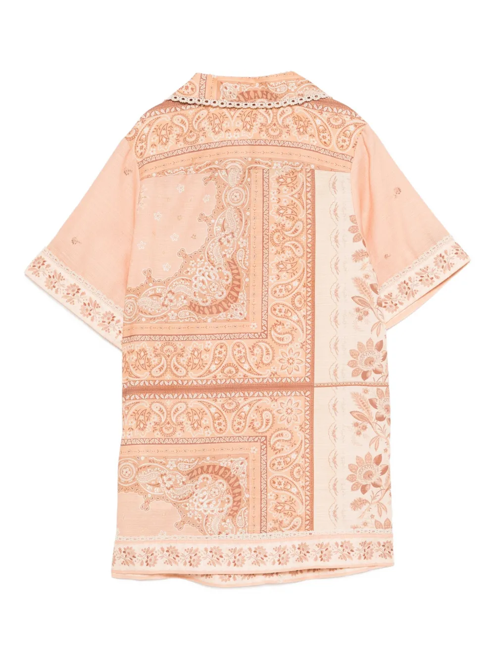 ZIMMERMANN Kids Lucky shirtjurk Oranje