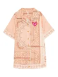 ZIMMERMANN Kids Lucky shirt dress - Orange