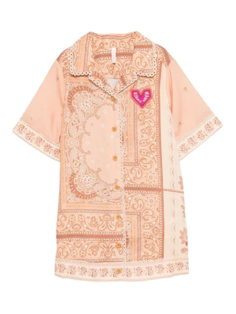 ZIMMERMANN Kids قميص طويل 'لاكي'