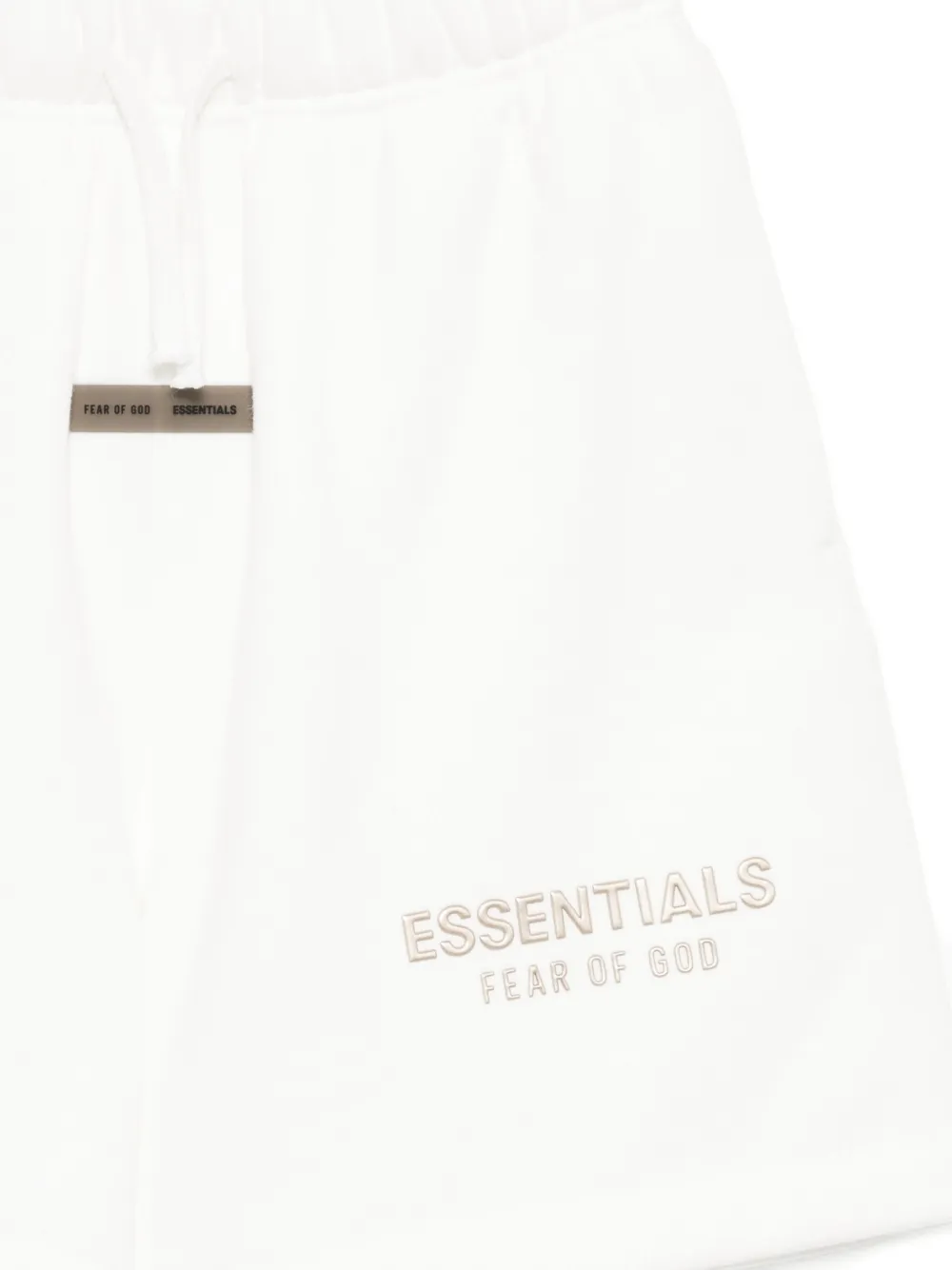FEAR OF GOD ESSENTIALS KIDS Fleece joggingshorts Wit