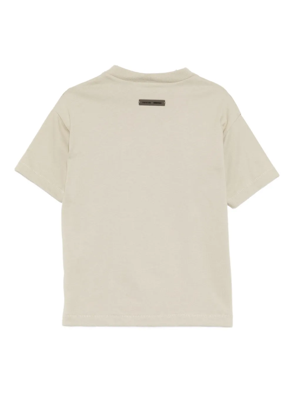 Essentials Logo Cotton T-shirt In Gray