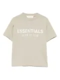 FEAR OF GOD ESSENTIALS KIDS logo cotton T-shirt - Green