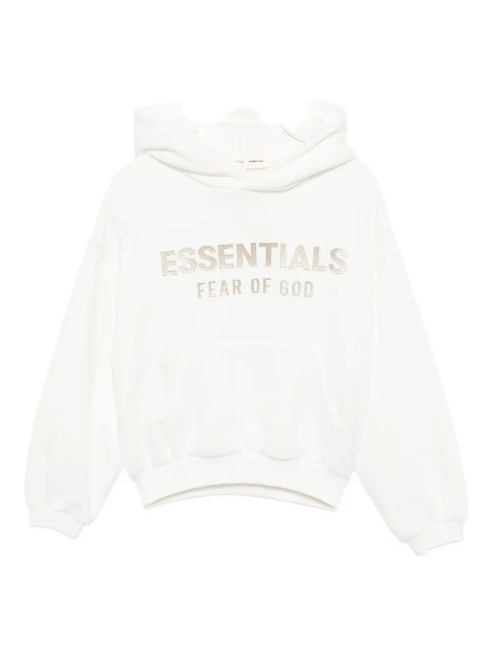 Essentials Kids White Classic Fleece Hoodie In Neutral