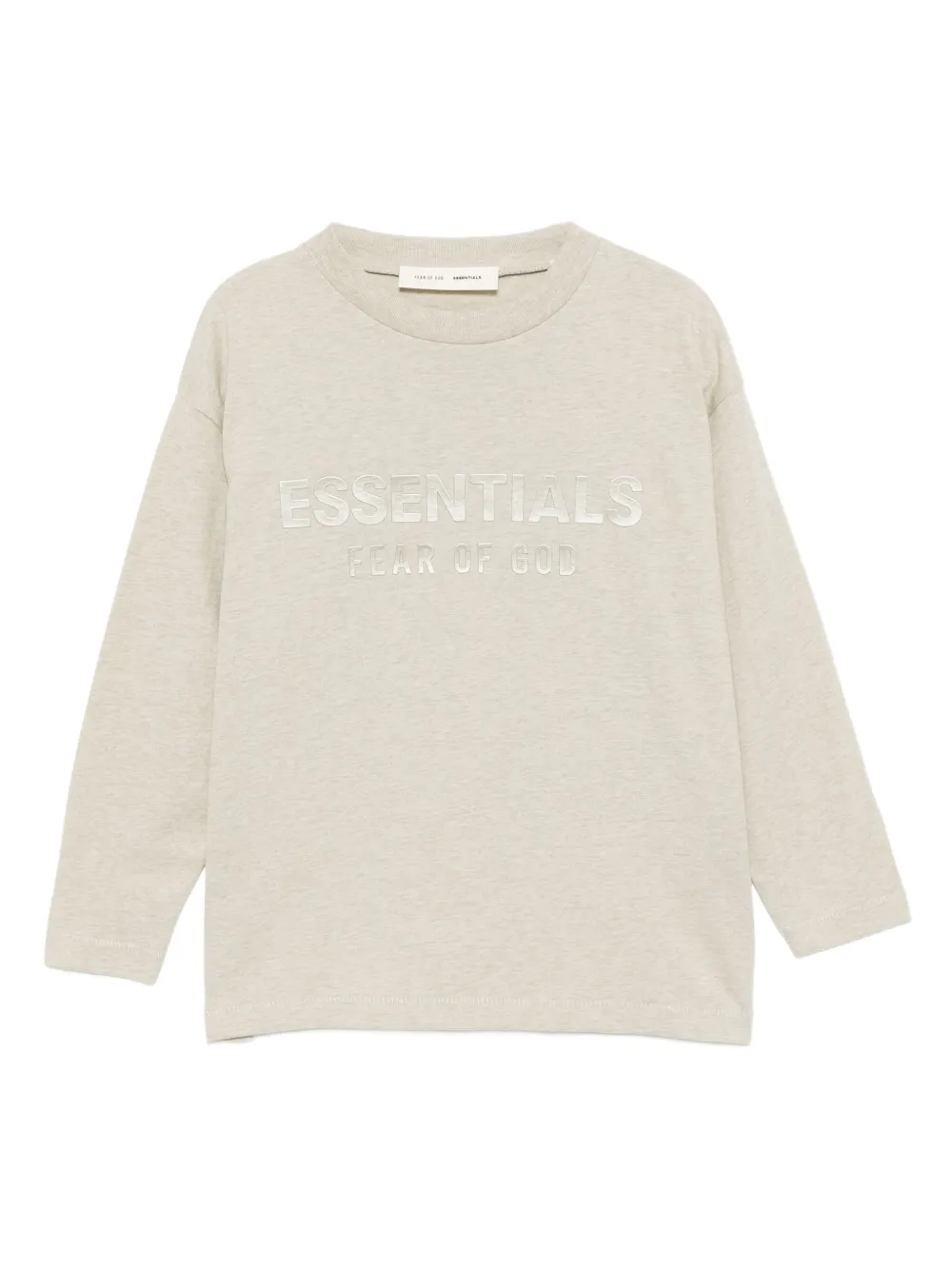 FEAR OF GOD ESSENTIALS KIDS T-shirt met lange mouwen Beige