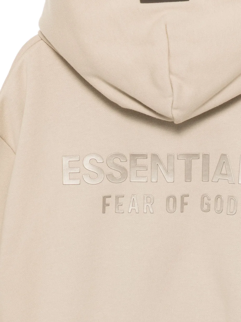 FEAR OF GOD ESSENTIALS KIDS Fleece hoodie met rits Beige