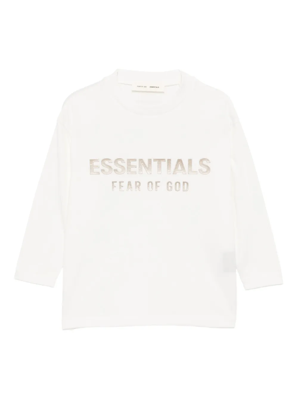 FEAR OF GOD ESSENTIALS KIDS T-shirt met lange mouwen Wit