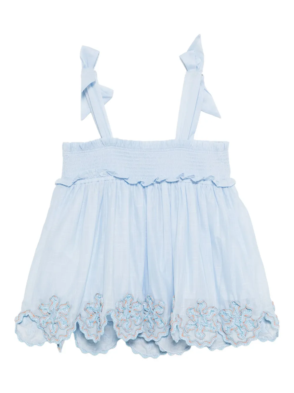 ZIMMERMANN Kids Cascadian top Blauw