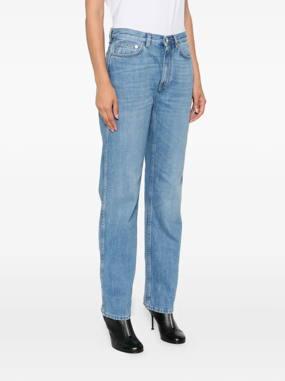 Givenchy logo-patch jeans Blauw