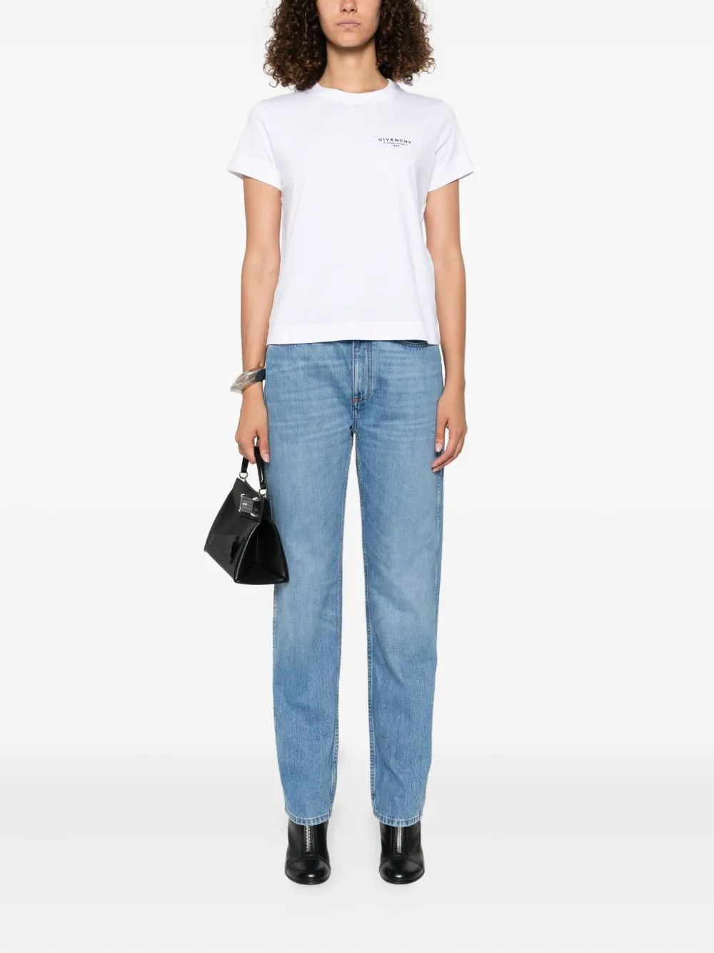Givenchy logo-patch jeans Blauw