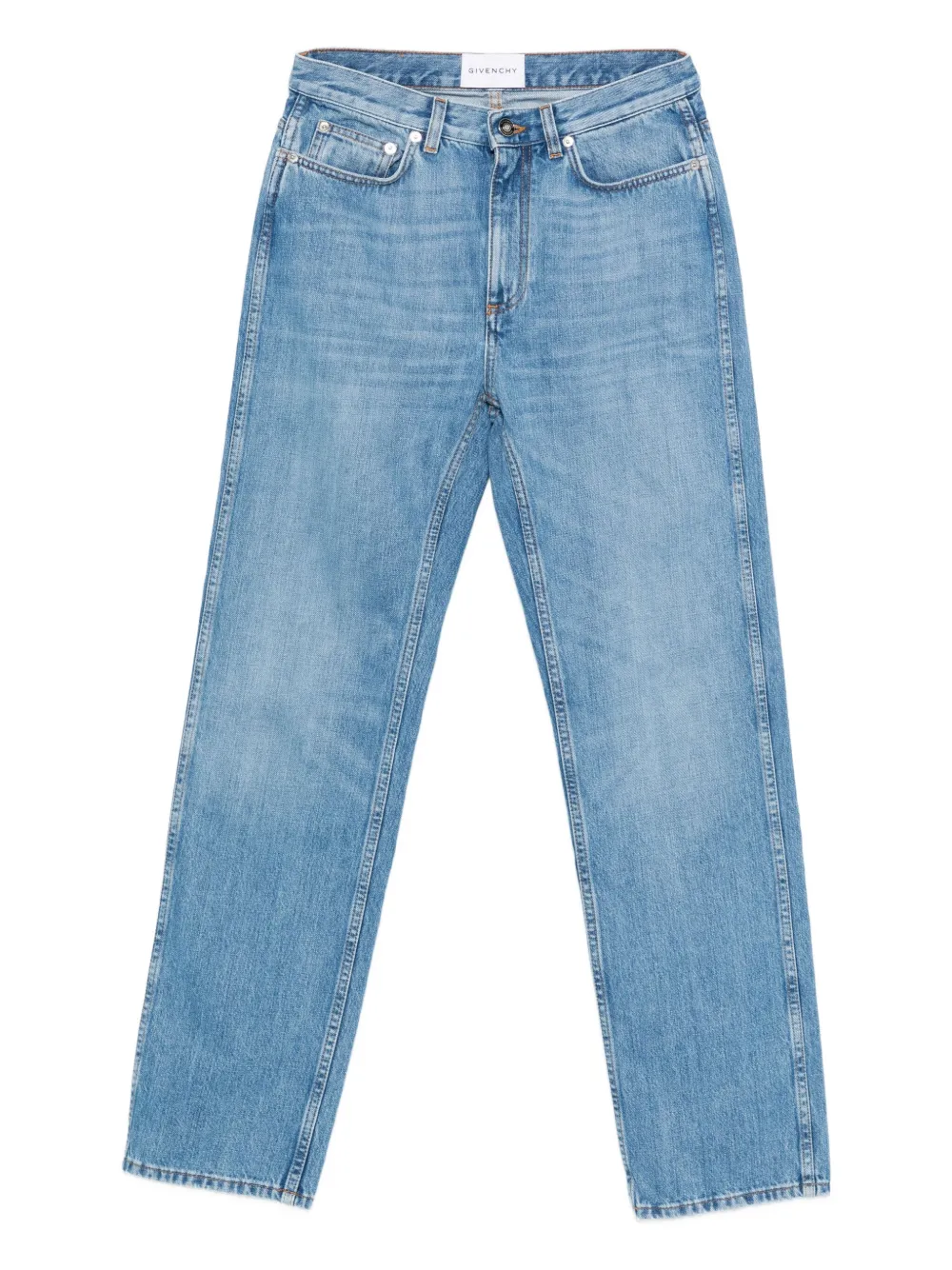 Givenchy logo-patch jeans Blauw