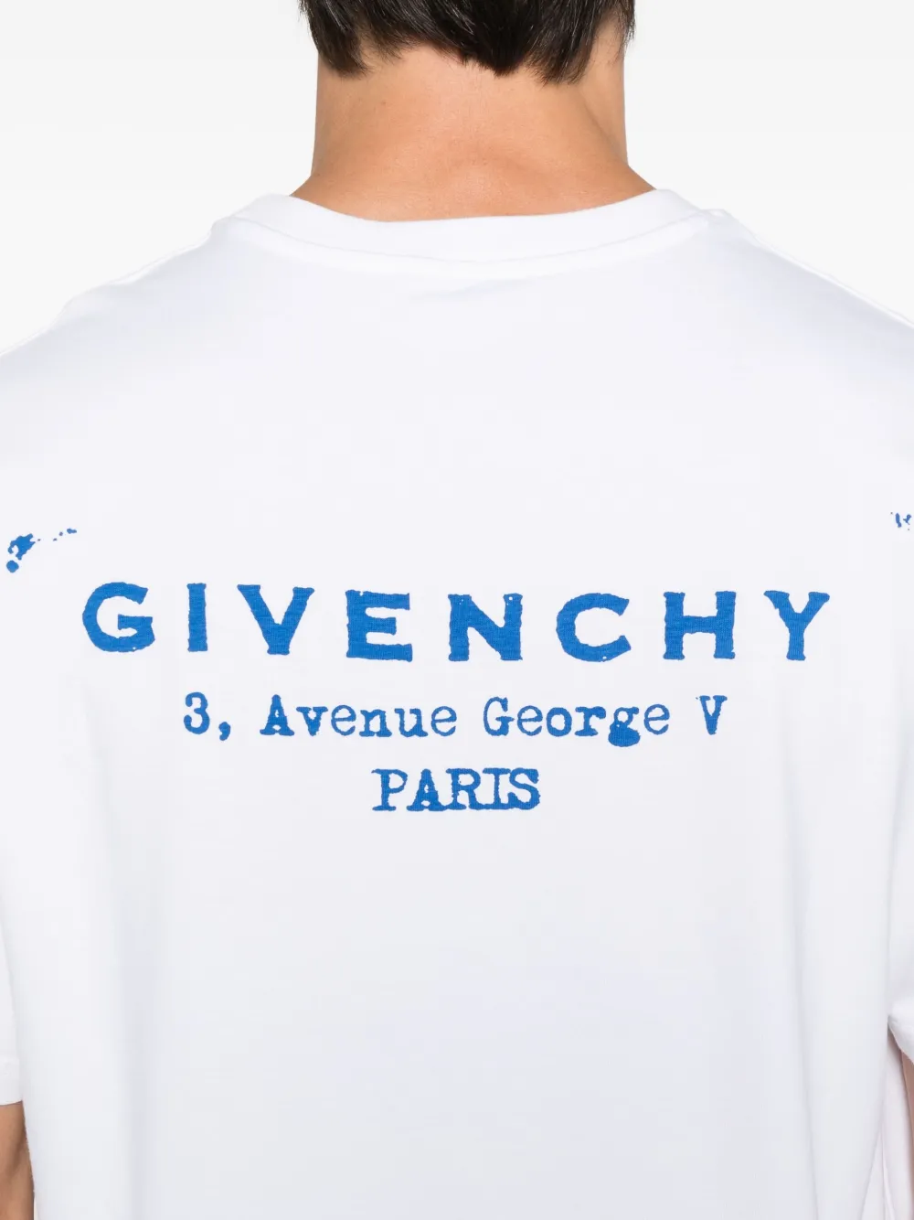 Givenchy Katoenen T-shirt met ronde hals Wit