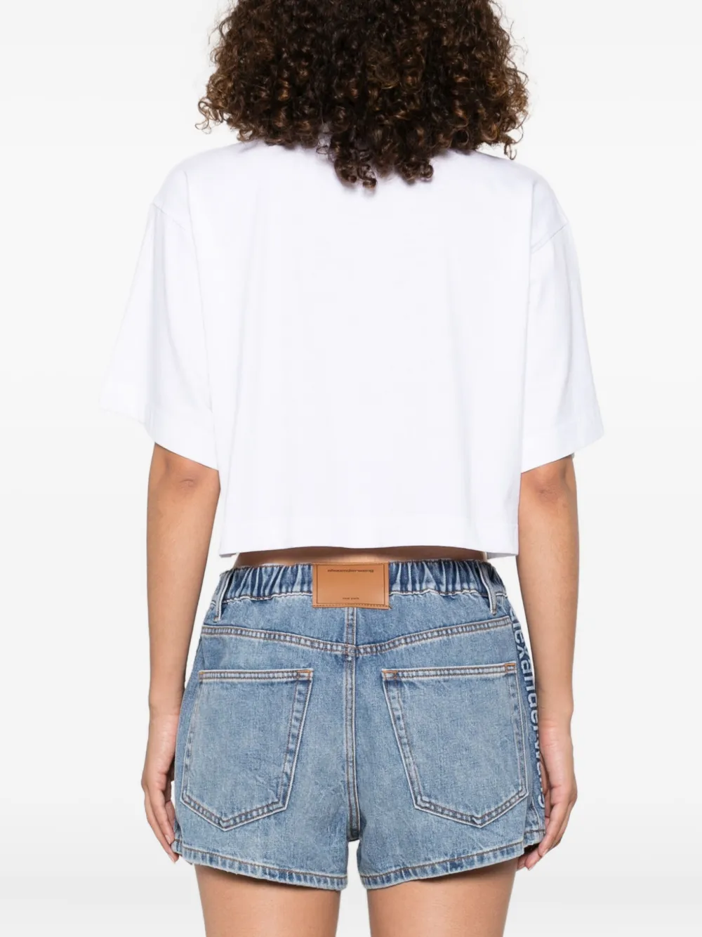 Alexander Wang Poloshirt met korte mouwen Wit