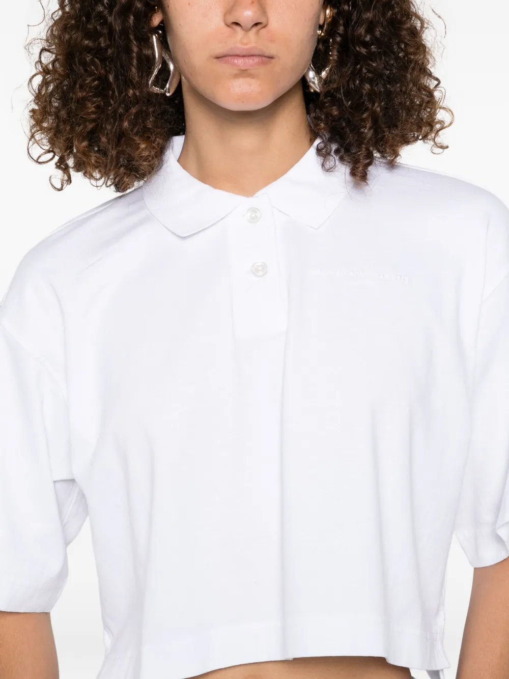 Alexander Wang Poloshirt met korte mouwen Wit