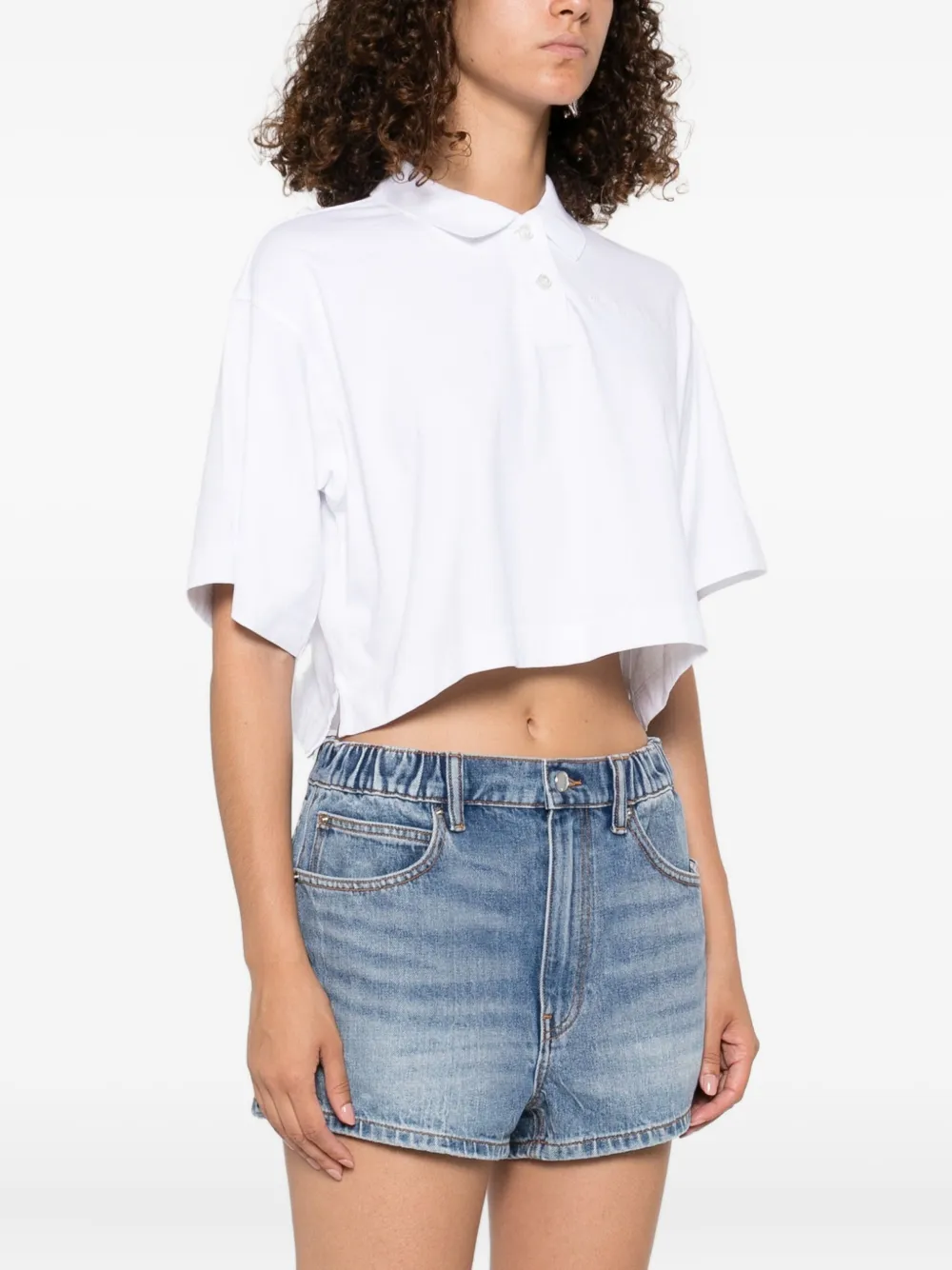 Alexander Wang Poloshirt met korte mouwen Wit