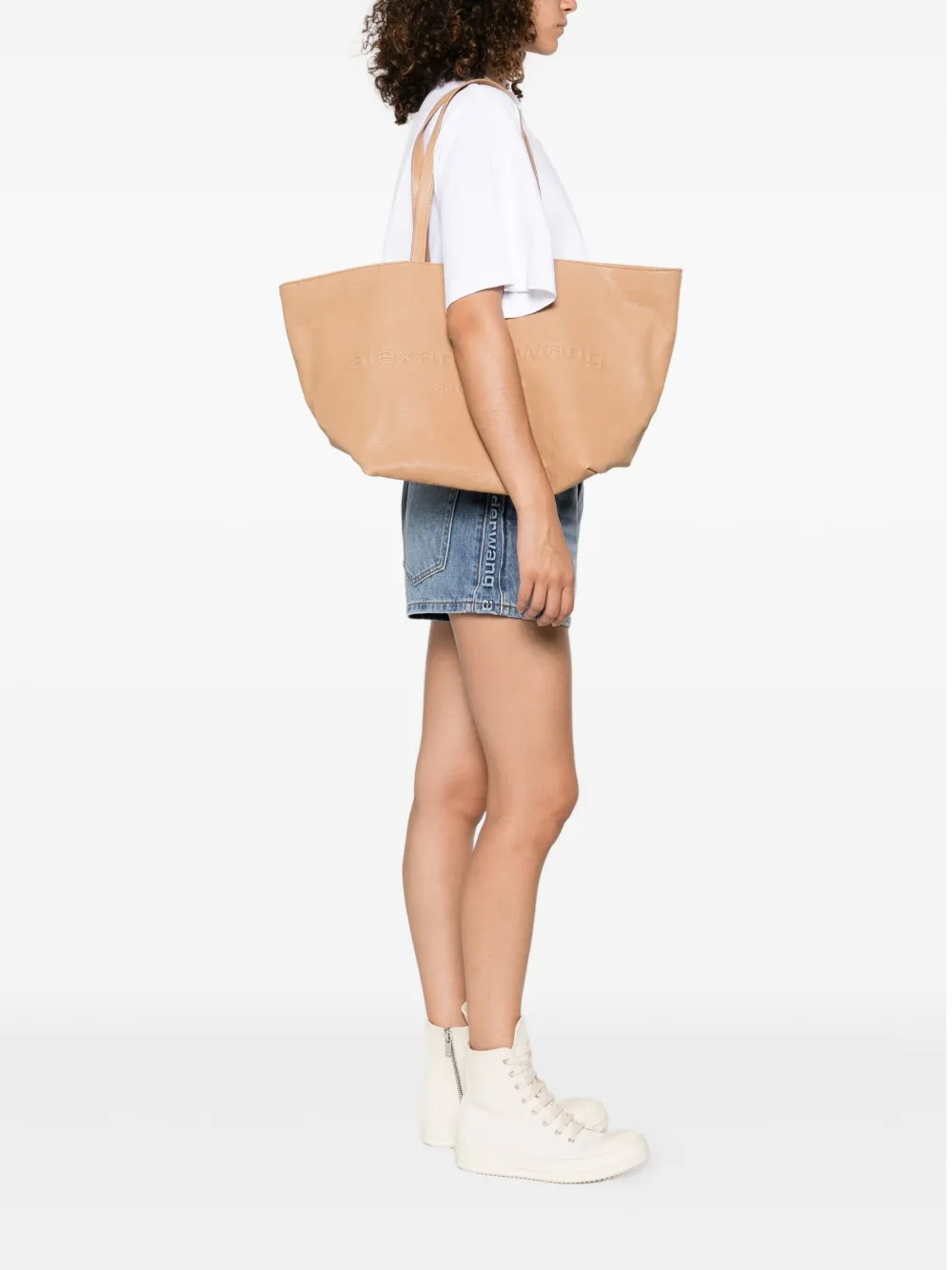 Alexander Wang Embossed-logo Tote Bag