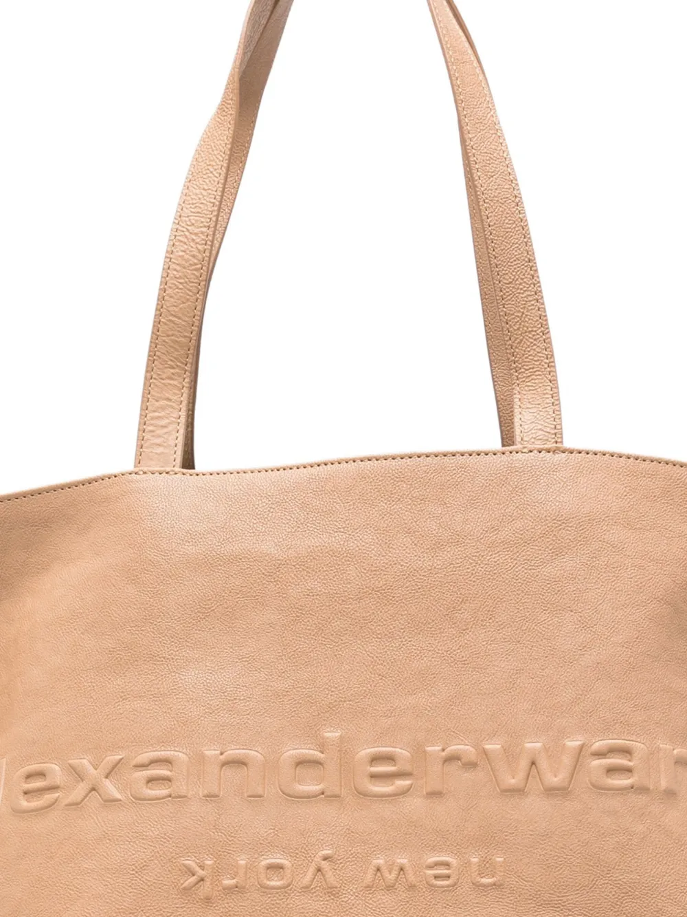 Alexander Wang embossed-logo tote bag | Neutrals | Image 1