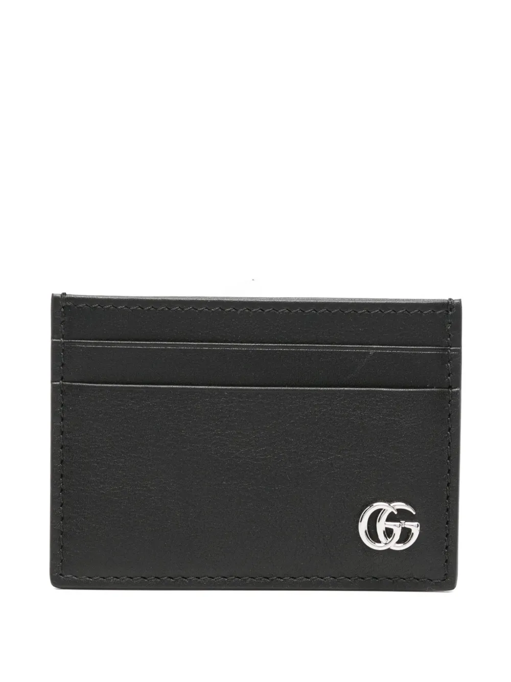 Gucci GG Marmont pasjeshouder met geldclip Zwart