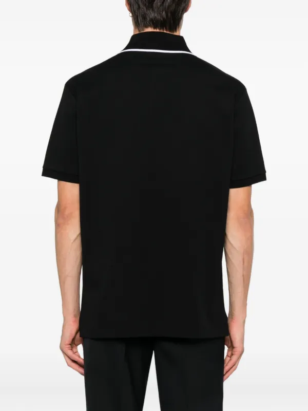 Gucci ティップカラー ポロシャツ | ブラック | FARFETCH JP