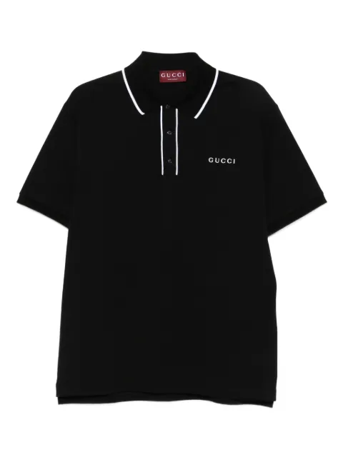 Gucci Poloshirt met gestreepte kraag