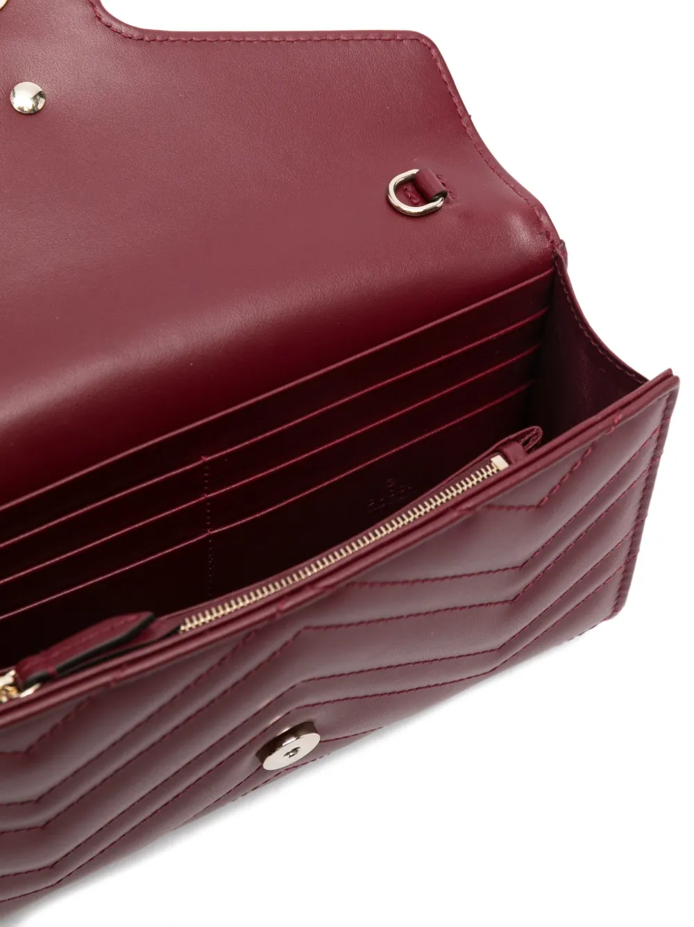Gucci GG Marmont kleine clutch Rood