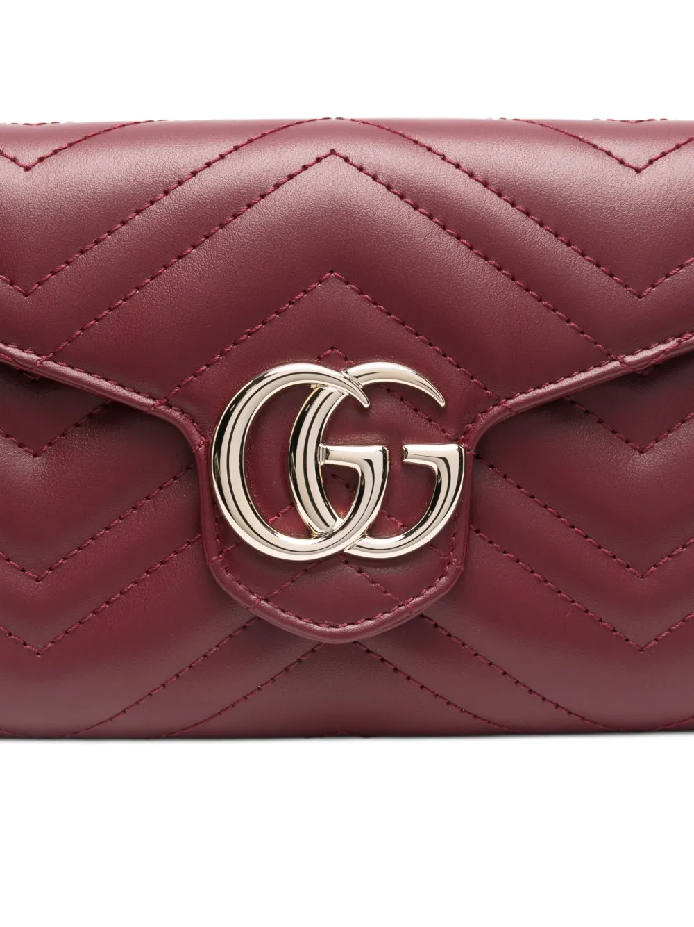Gucci GG Marmont kleine clutch Rood