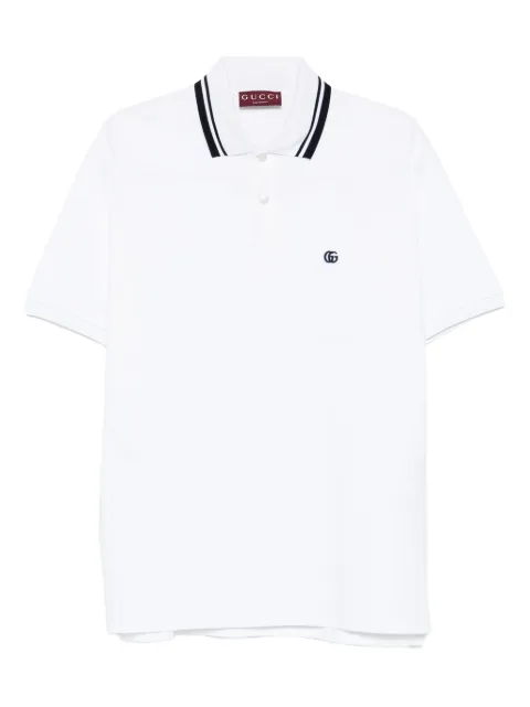 Gucci tipped collar polo shirt