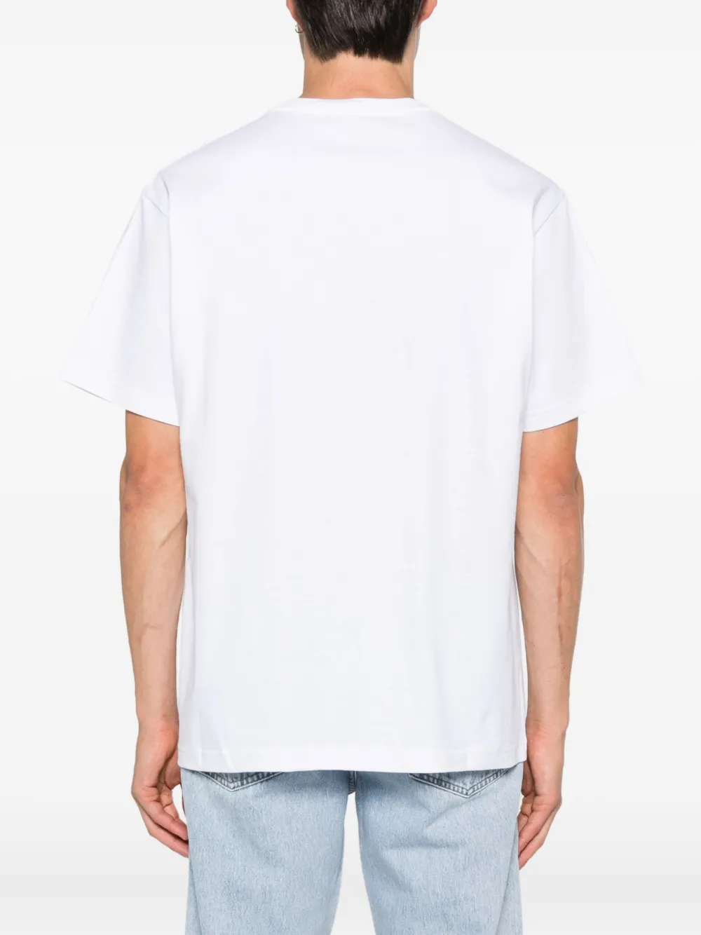 Gucci Katoenen T-shirt met logoprint Wit