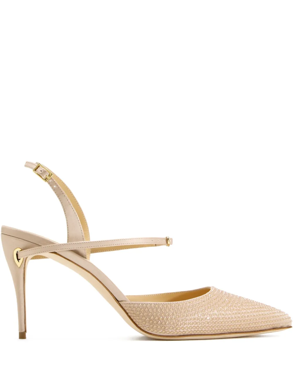 Jennifer Chamandi 85 mm Vittorio pumps Beige