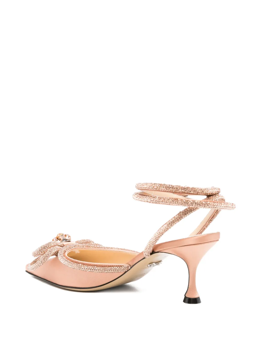 Mach&mach 65mm Double Bow Pumps In Pink