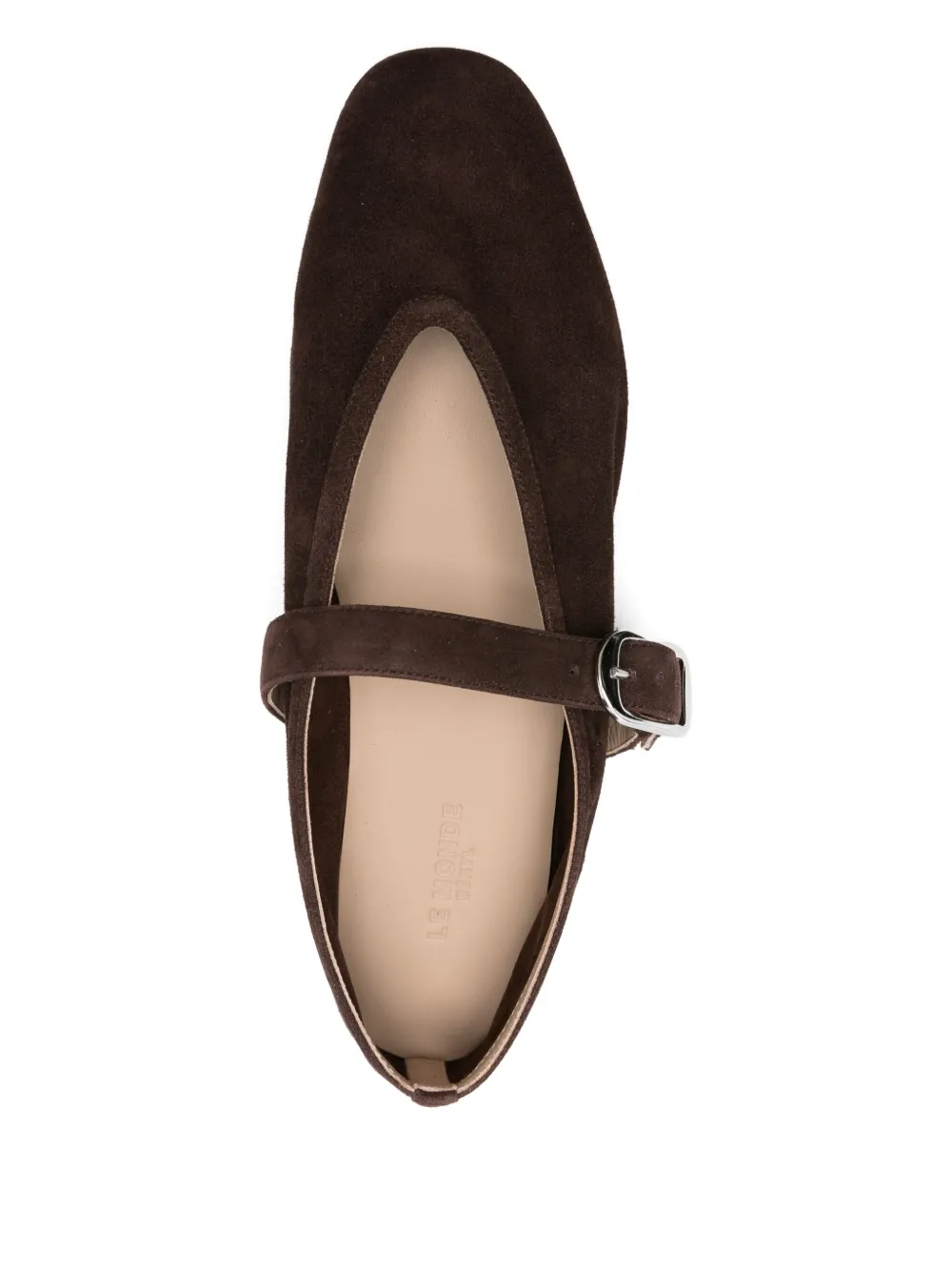 Le Monde Beryl Stella buckle-fastening ballet flats Brown