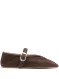 Le Monde Beryl Stella buckle-fastening ballet flats - Brown