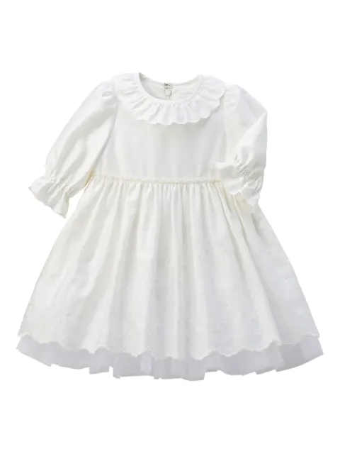 Miki House Besticktes Kleid mit Rüschen