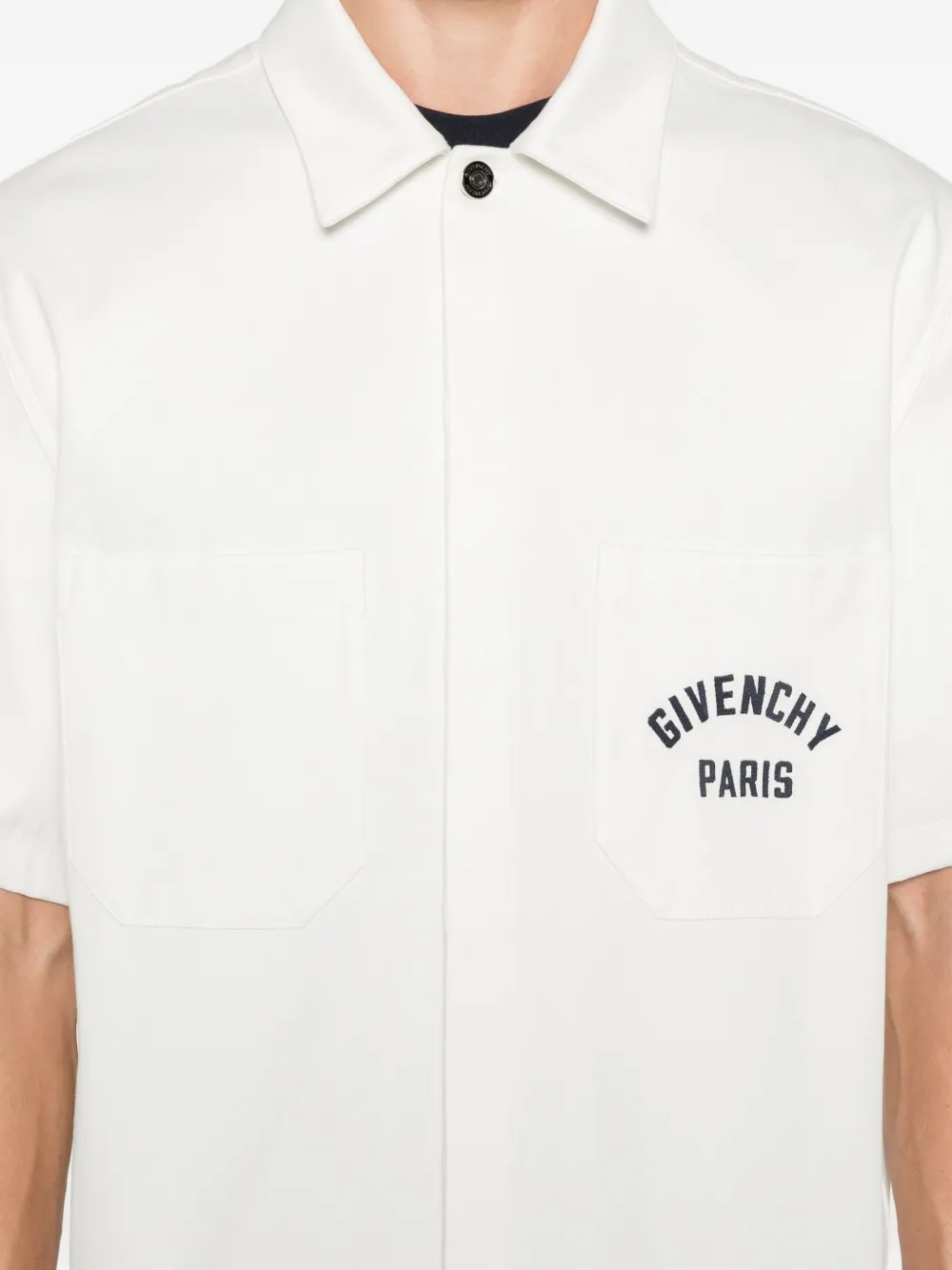 Givenchy Paris overhemd met logo Beige