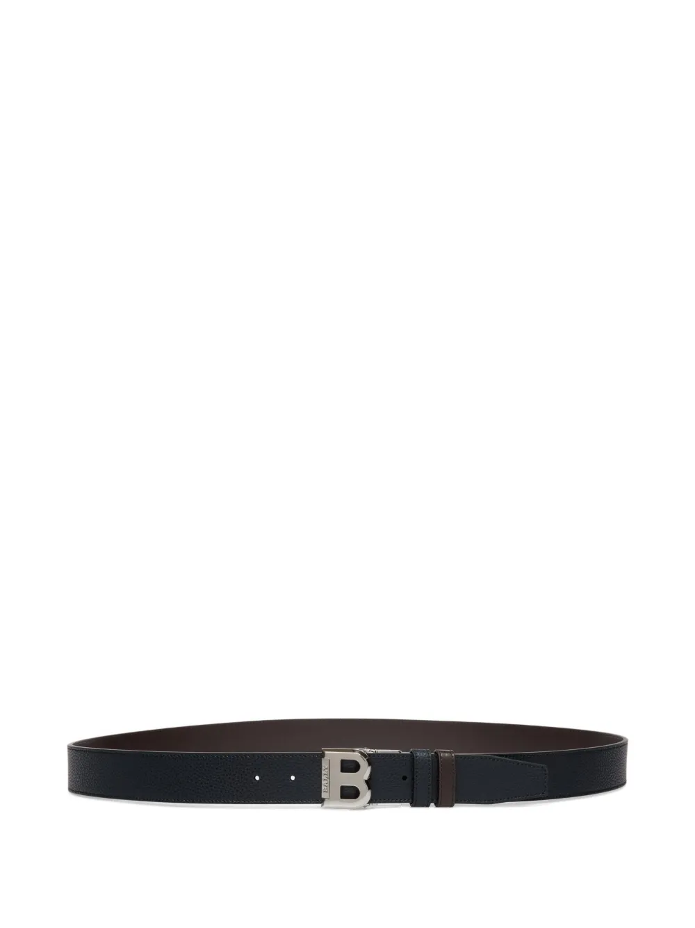 Bally reversible grained leather belt Blauw