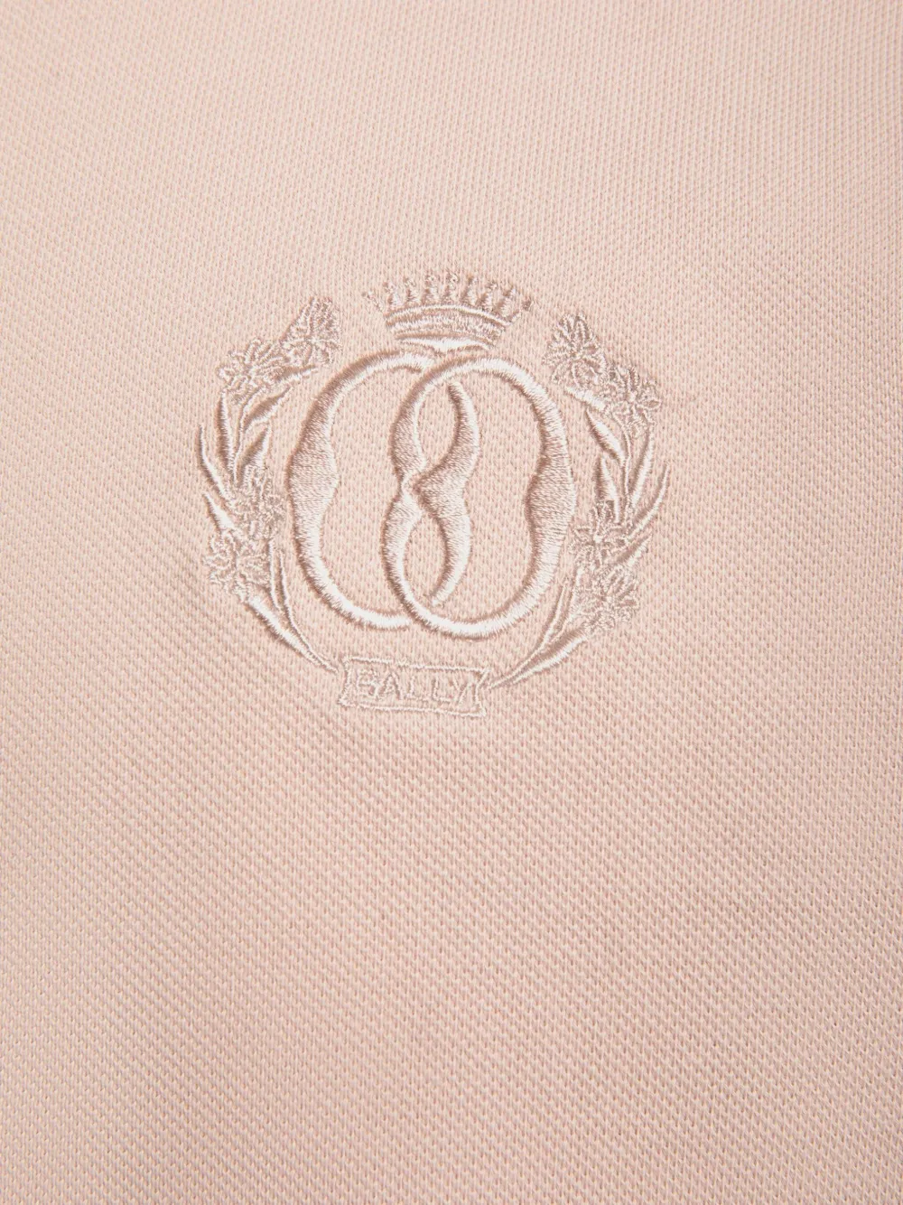 Bally Poloshirt met geborduurd logo Beige