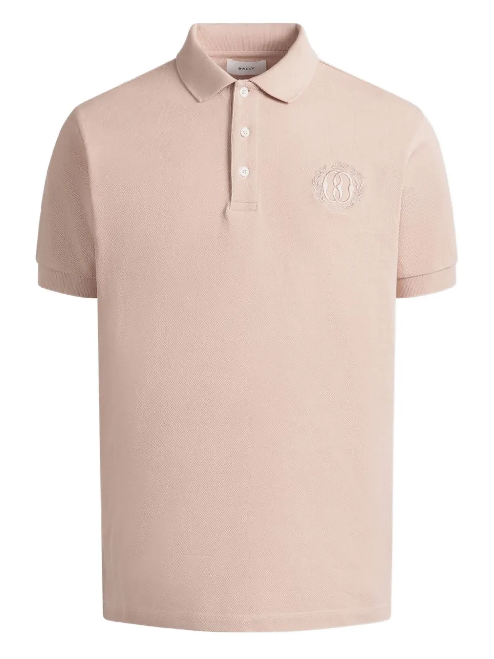 Bally Poloshirt met geborduurd logo Beige