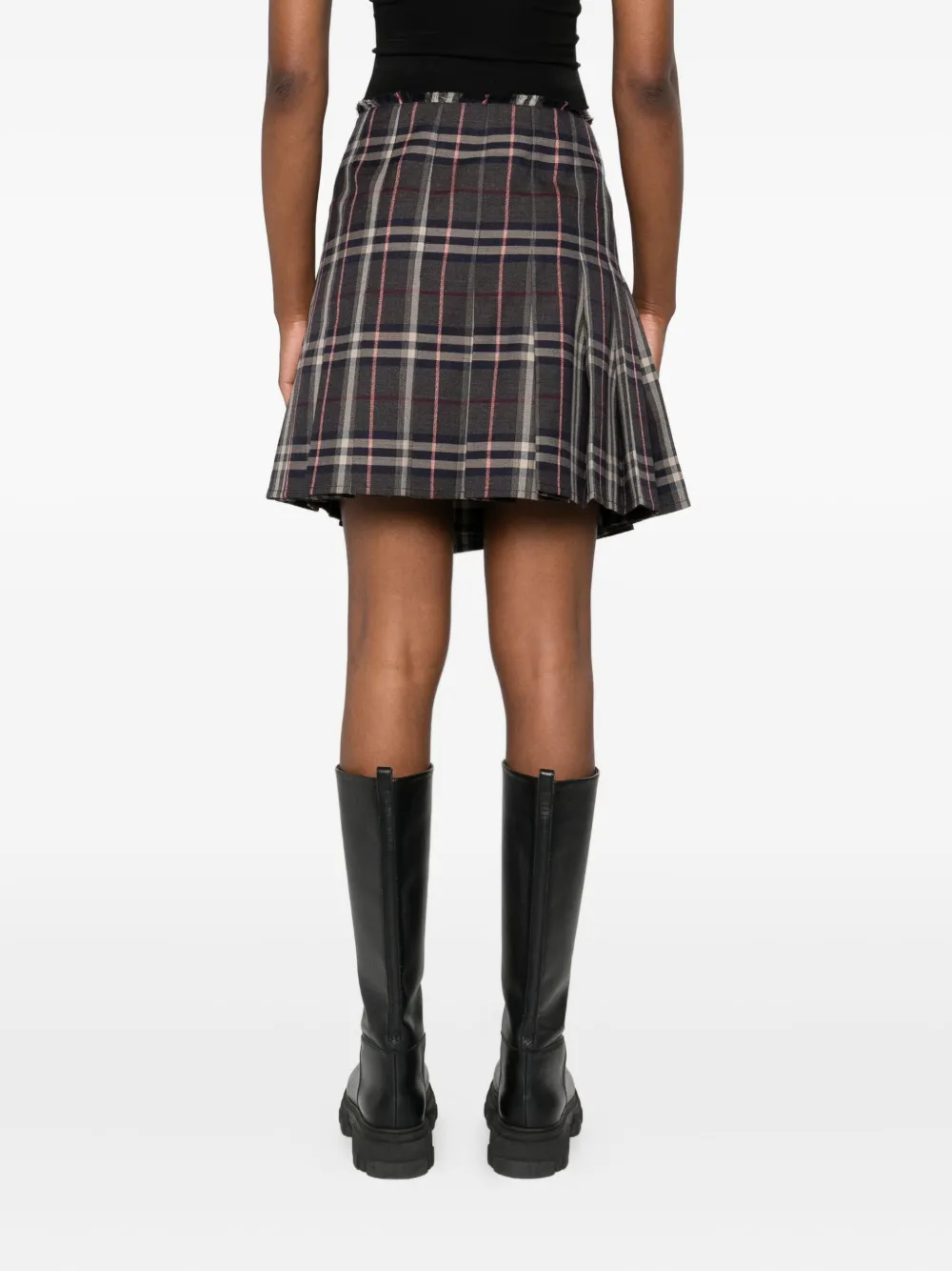 Burberry Wollen mini-rok Bruin