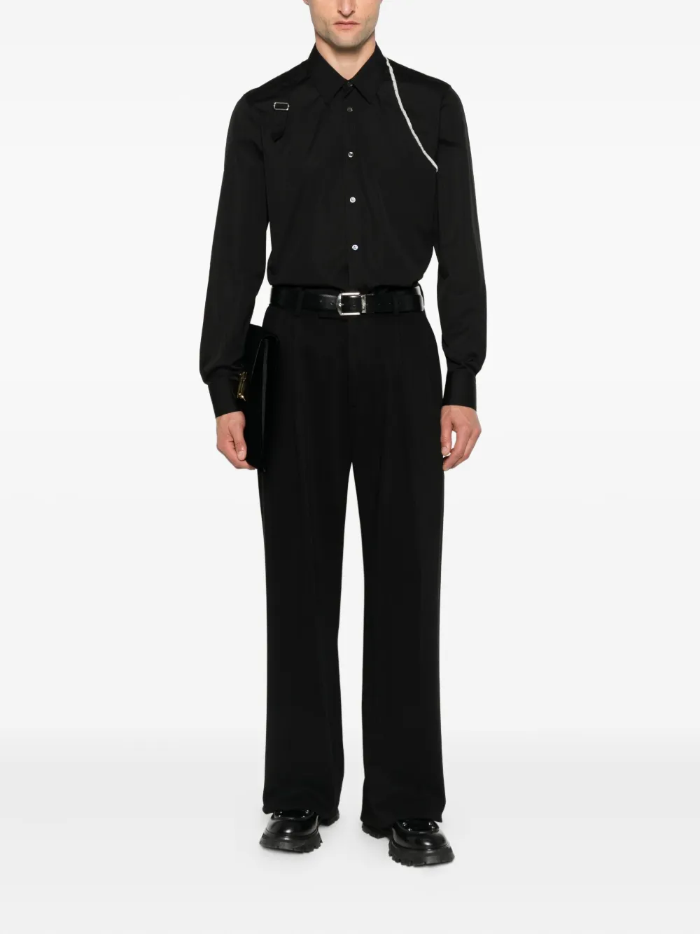 Alexander McQueen strap-detail shirt | Image 2