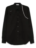 Alexander McQueen strap-detail shirt - Black
