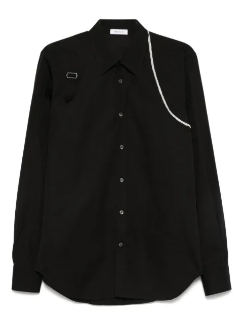 Alexander McQueen strap-detail shirt