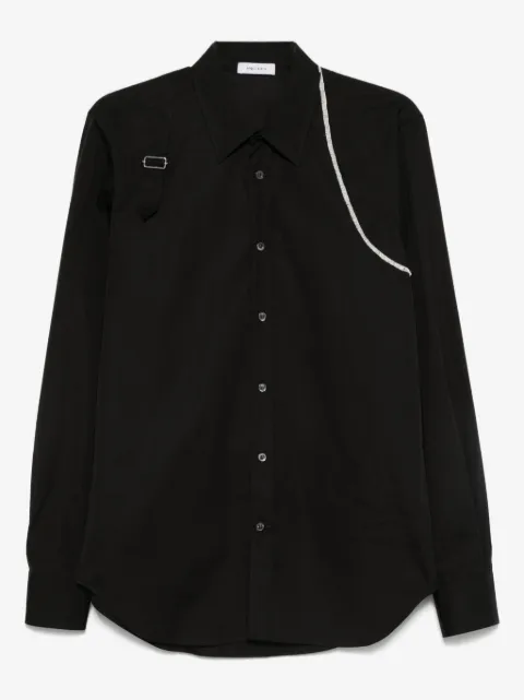 Alexander McQueen strap-detail shirt