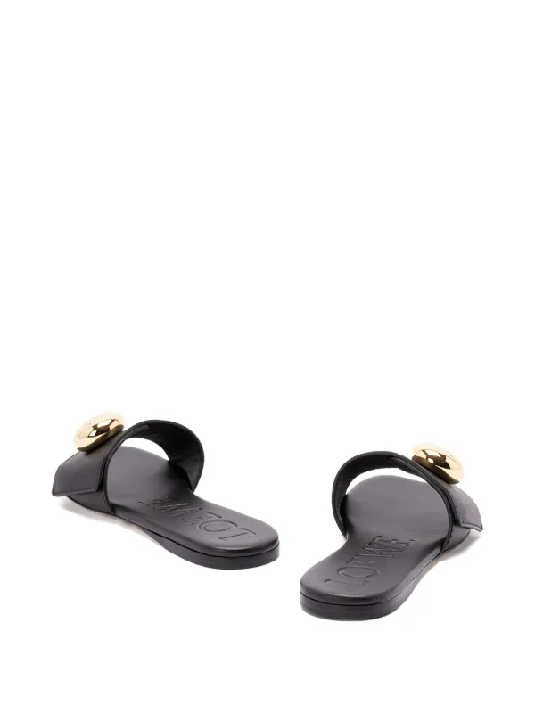 【関税&送料込】Loewe Sandals Black LOEWE Petal Belt Sandals | Black | FARFETCH