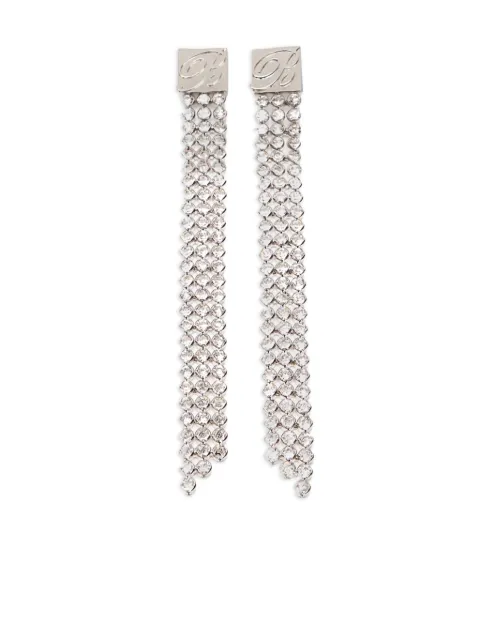 Blumarine crystal-embellished earrings