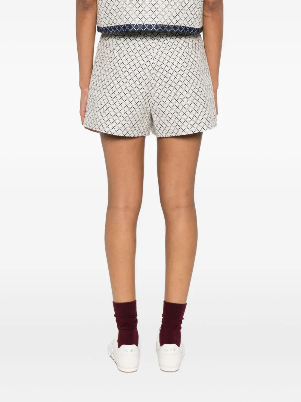 Gucci Shorts met geometrisch patroon Beige