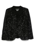 Junya Watanabe Comme des Garçons Pre-Owned 2000s sequin-embellishment blazer - Black