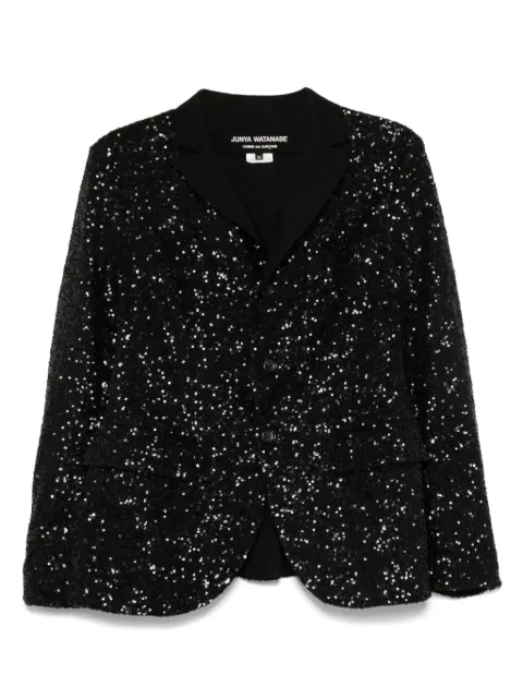 Junya Watanabe Comme des Garçons Pre-Owned 2000's 시퀸 장식 블레이저